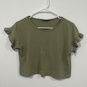 Cropped Zara shirt
